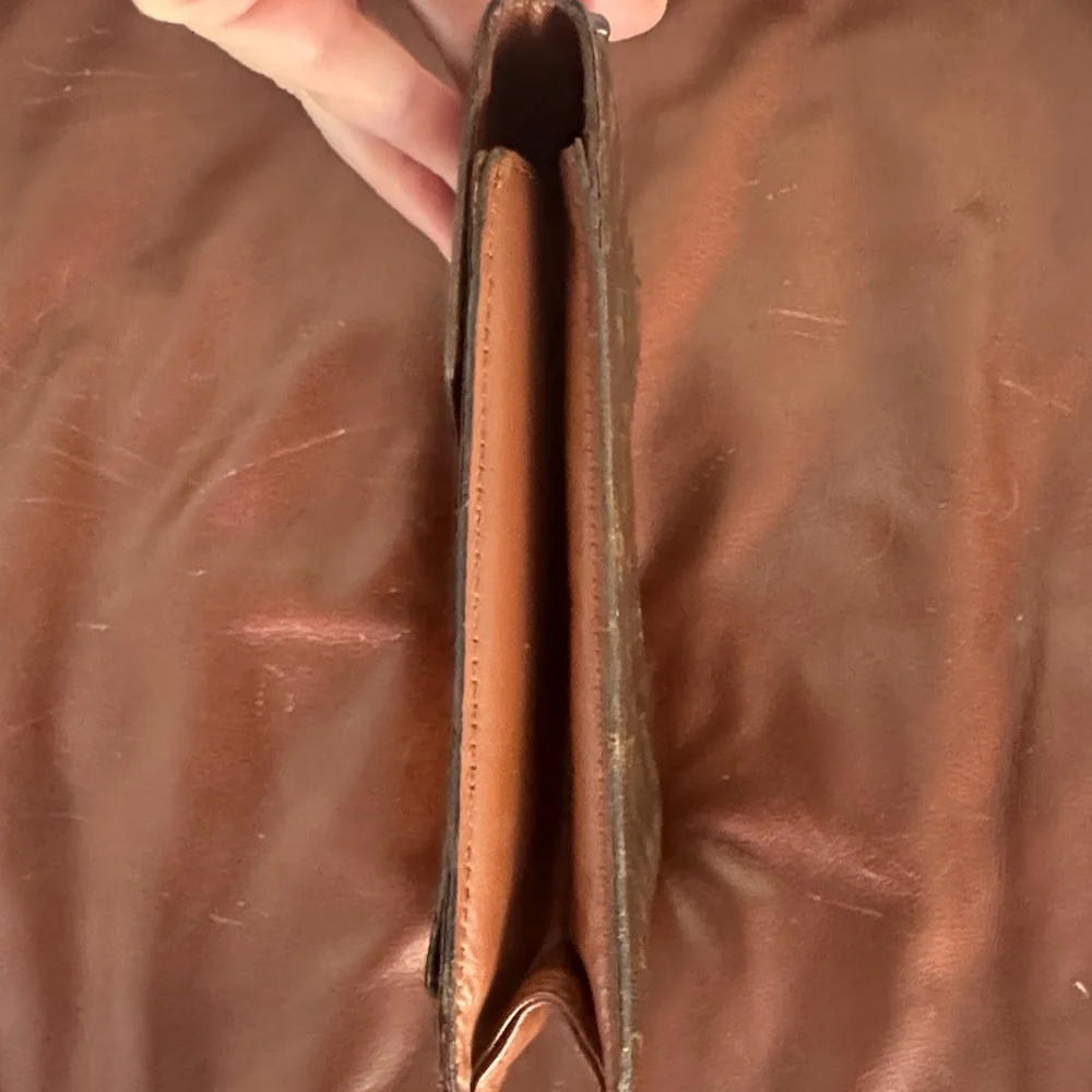 Louis Vuitton Black and Brown Monogram Satchel - Picture 6 of 13